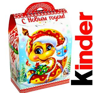 Детский подарок на Новый Год в жестяной упаковке весом 430 грамм по цене 1657 руб в Нижнем Новгороде