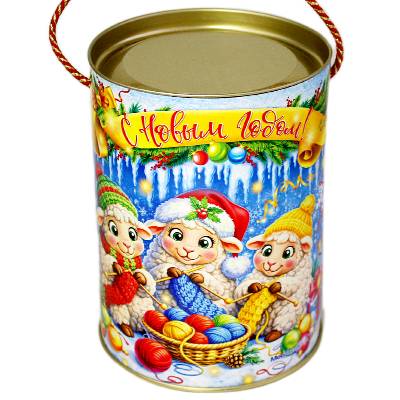 Детский подарок на Новый Год в тубе весом 600 грамм в Нижнем Новгороде